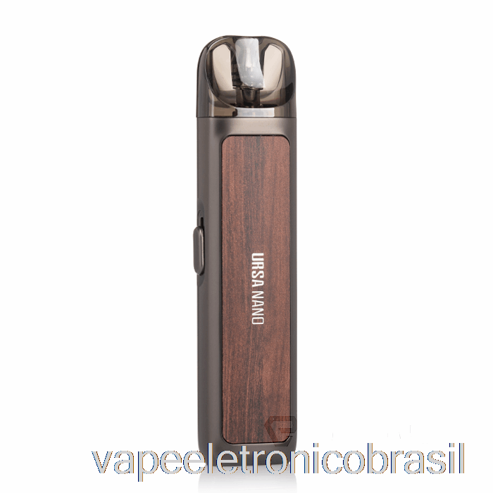 Vape Recarregável Vape Perdido Ursa Nano Pod Kit Gunmetal / Madeira De Nogueira